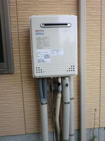エコジョーズガス給湯器交換工事　新潟県新潟市　ノーリツGT-C2452SAWX-2BL