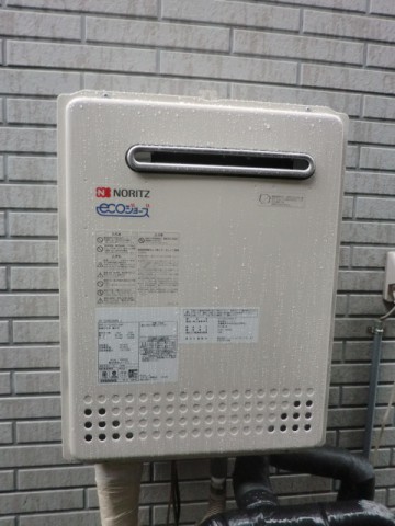 給湯器交換　新潟県新発田市　GT-C2052SAWX-2BLノーリツエコジョーズ給湯器
